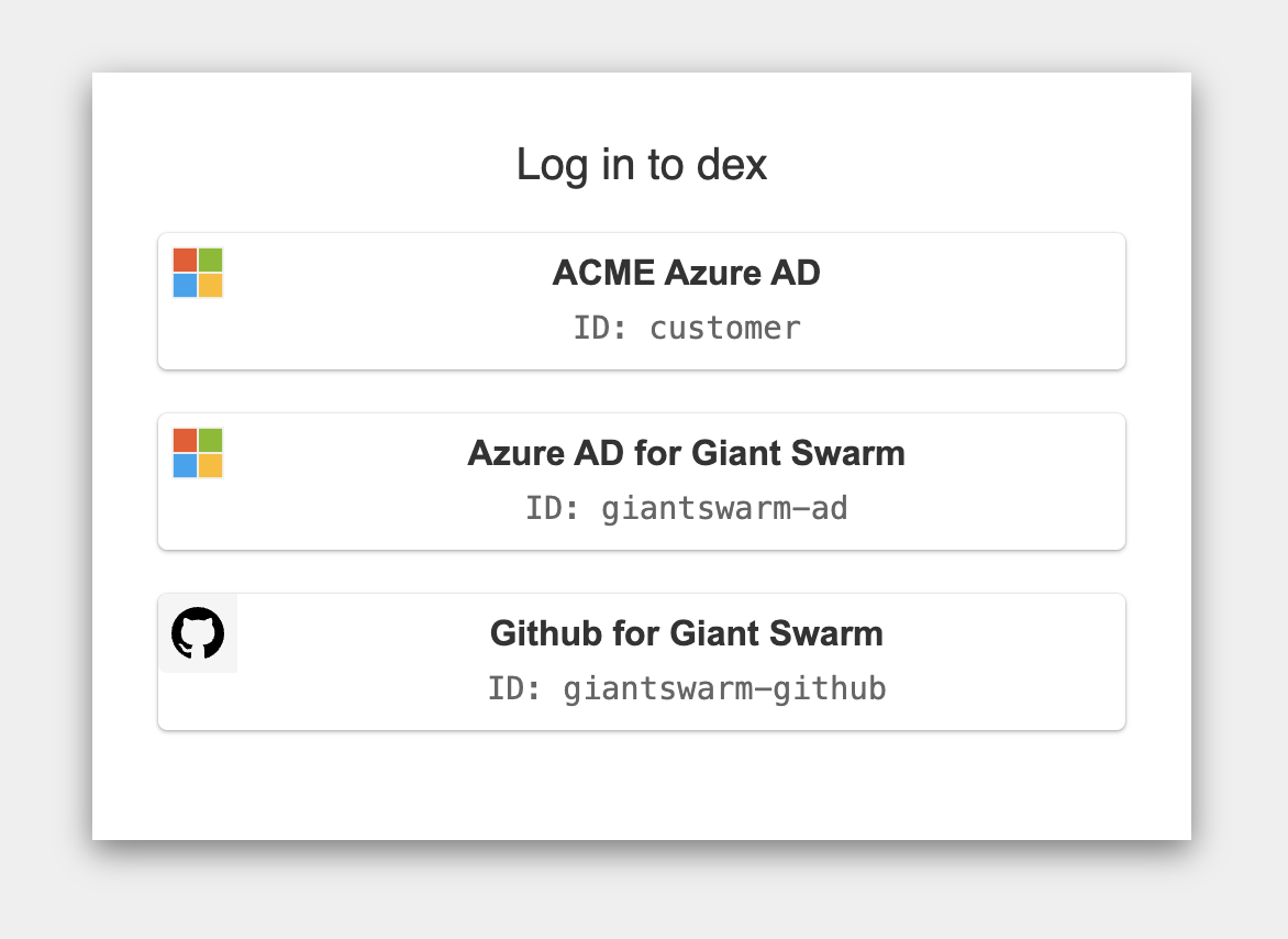 Selection of dex connectors to choose from