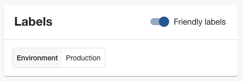Screenshot shows a label where display name and value have been overwritten