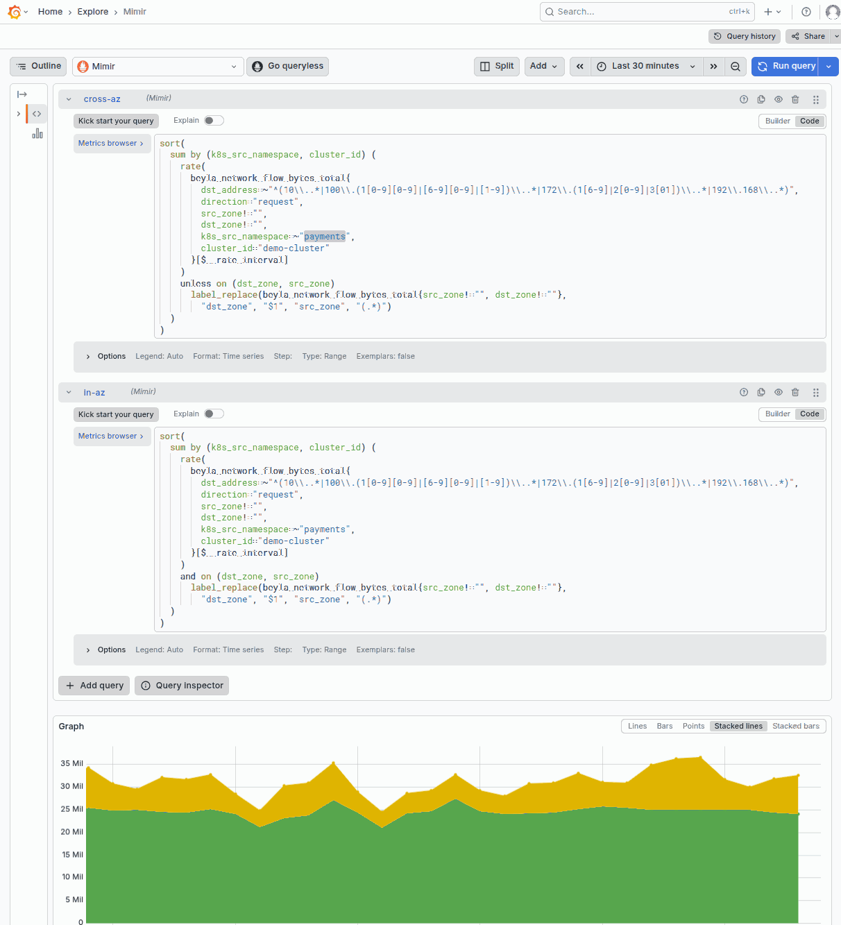 network traffic analysis - explore